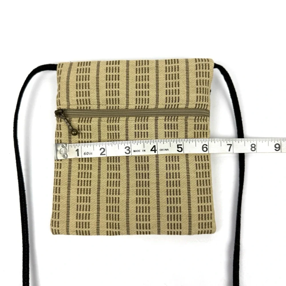 Maruca Crossbody Bag‎ Tapestry Handbag Handmade In USA Small Purse Tan Brand New